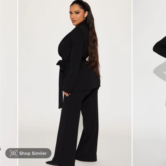 NWT Fashionnova Two Piece Suit Set - Picture 2 of 4